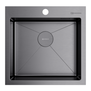 Мойка кухонная Omoikiri Akisame 51 Вороненая сталь 4973440