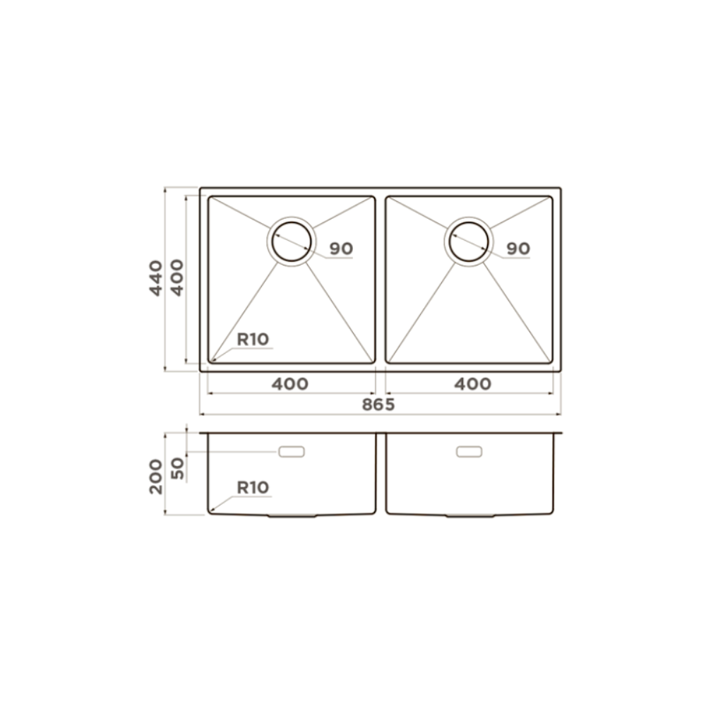 Мойка кухонная Omoikiri Taki 87 Золото светлое 4993792 — изображение 4