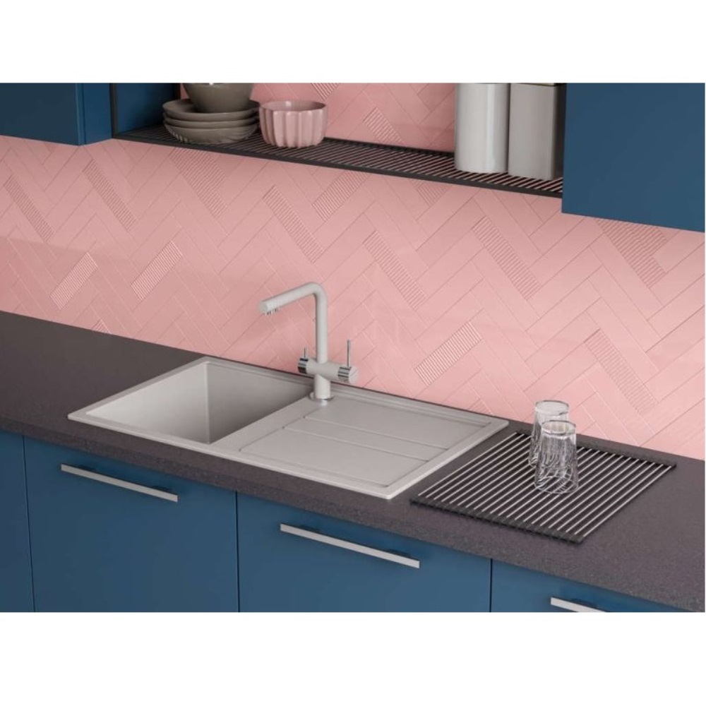 Мойка кухонная Omoikiri Kitagawa 86 Серый матовый 4993807 — изображение 2