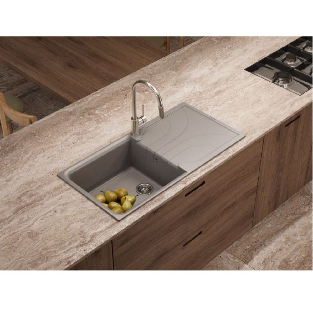 Мойка кухонная Omoikiri Yasugata 100 Белый матовый 4993847 — изображение 3