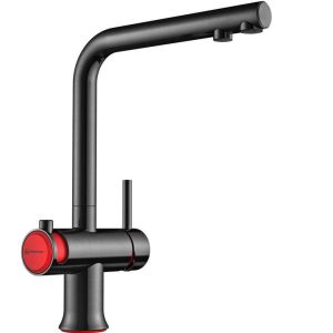 Смеситель для кухни Omoikiri Hotaru Вороненая сталь / Красный 4994026