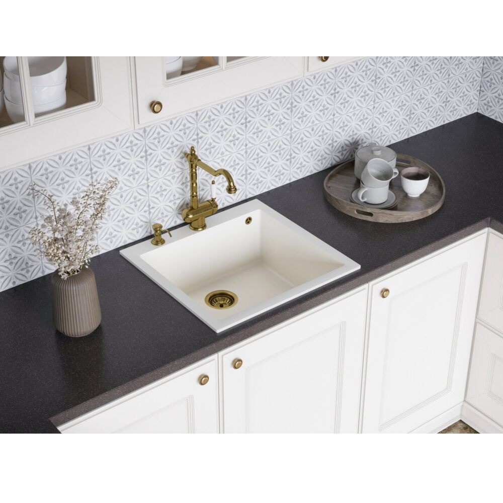 Дозатор встраиваемый Omoikiri ОМ-01 Золото глянцевое 4995007 — изображение 2