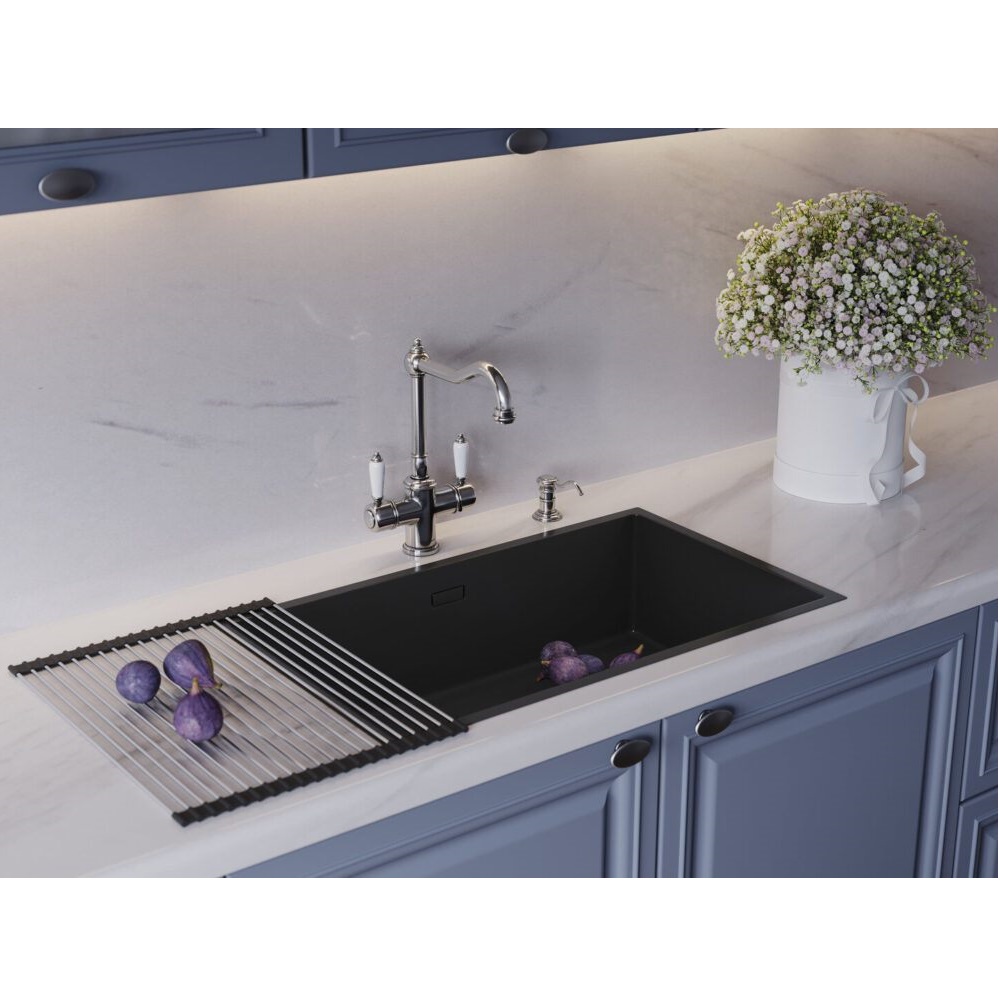 Дозатор встраиваемый Omoikiri ОМ-01 Серебро античное 4995009 — изображение 3