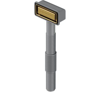 Универсальный прямоугольный перелив Omoikiri OV-1-S для арматуры серии WK Латунь античная 4998037